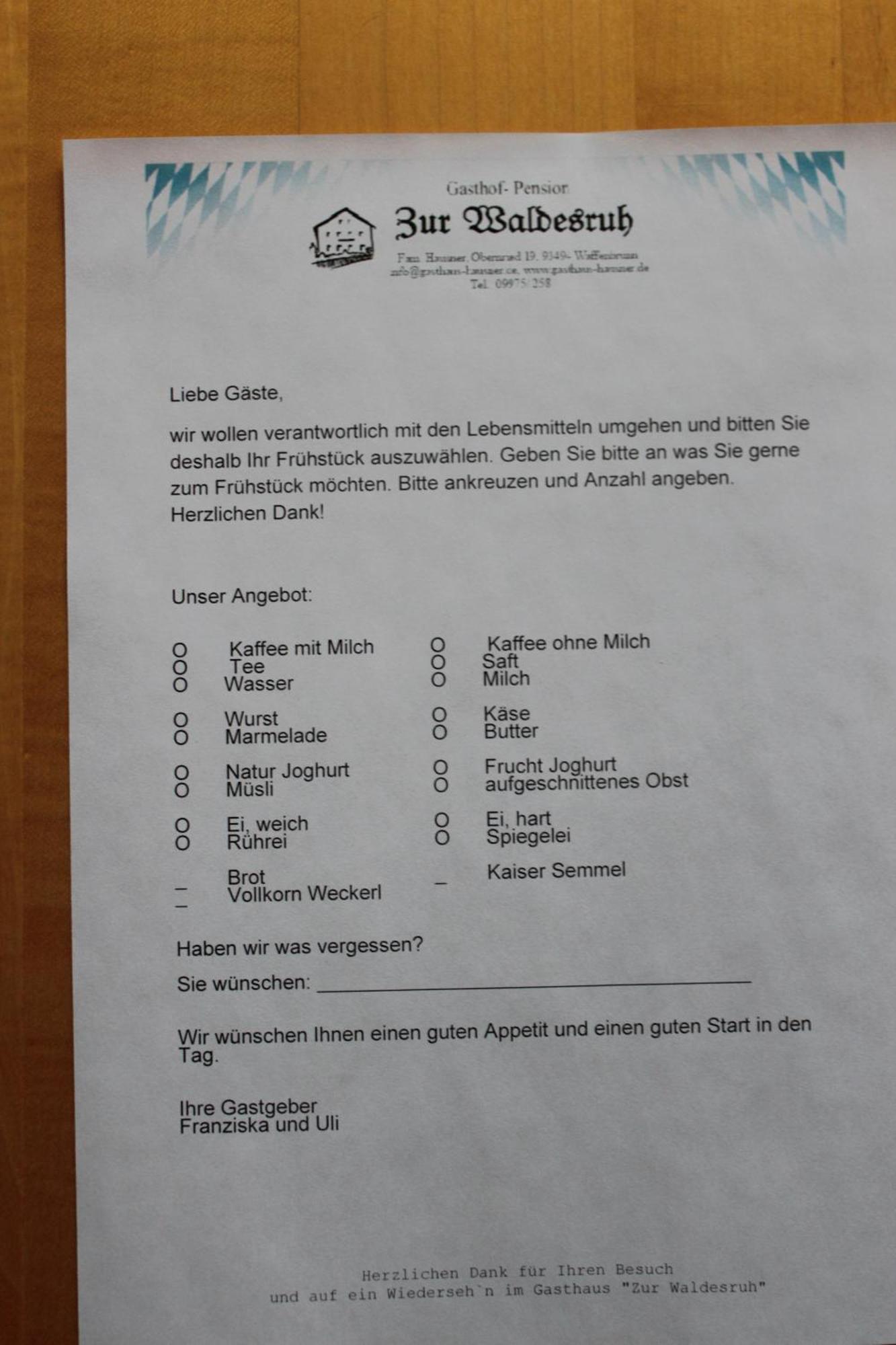 Gasthaus Zur Waldesruh Waffenbrunn Экстерьер фото